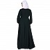 Umbrella cut abaya- Bottle Green